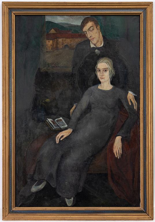 Birger Ljungquist, Portrait of a Woman and a Man.