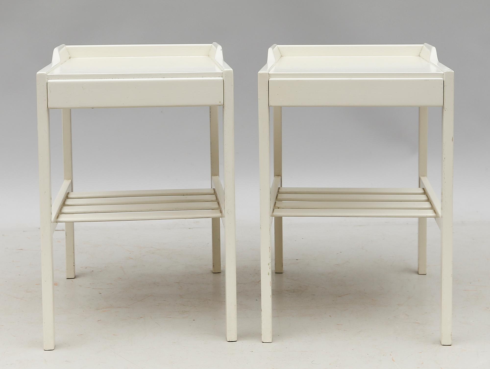 SÄNGBORD, 1 par, Bertil Fridhagen, Bodafors, 1960-tal.