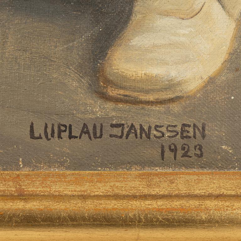 Luplau Janssen, olja på duk, signerad och daterad 1923.