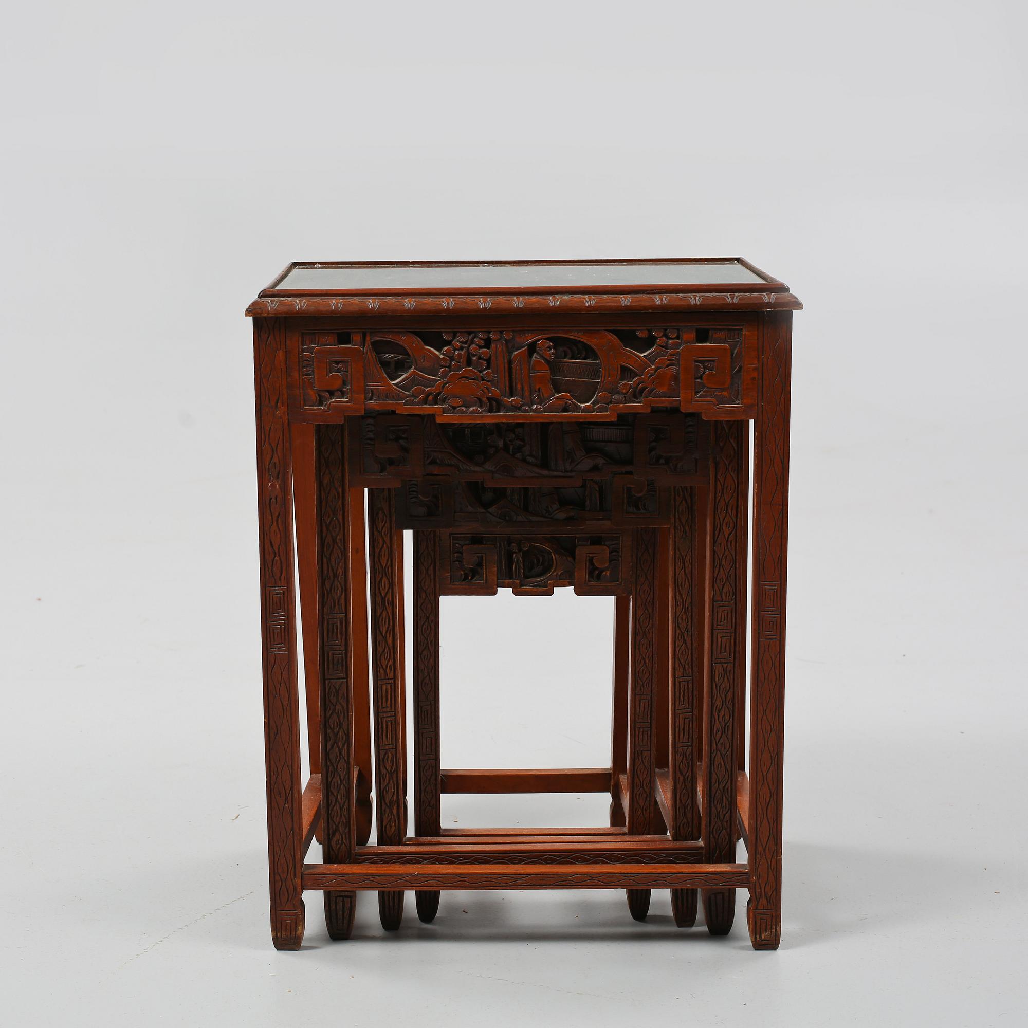 SATSBORD, 4 delar, Kina, 1900-tal.