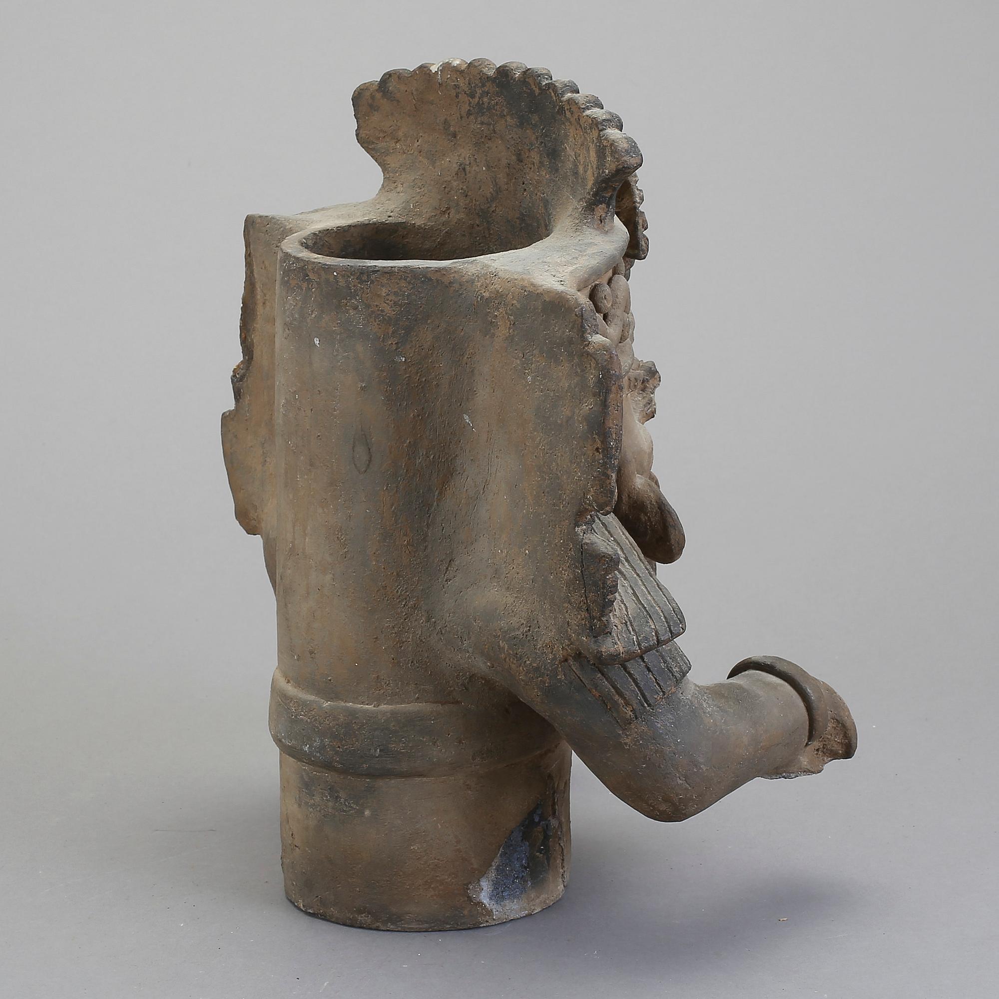 SKULPTUR, lergods, Sydamerika.