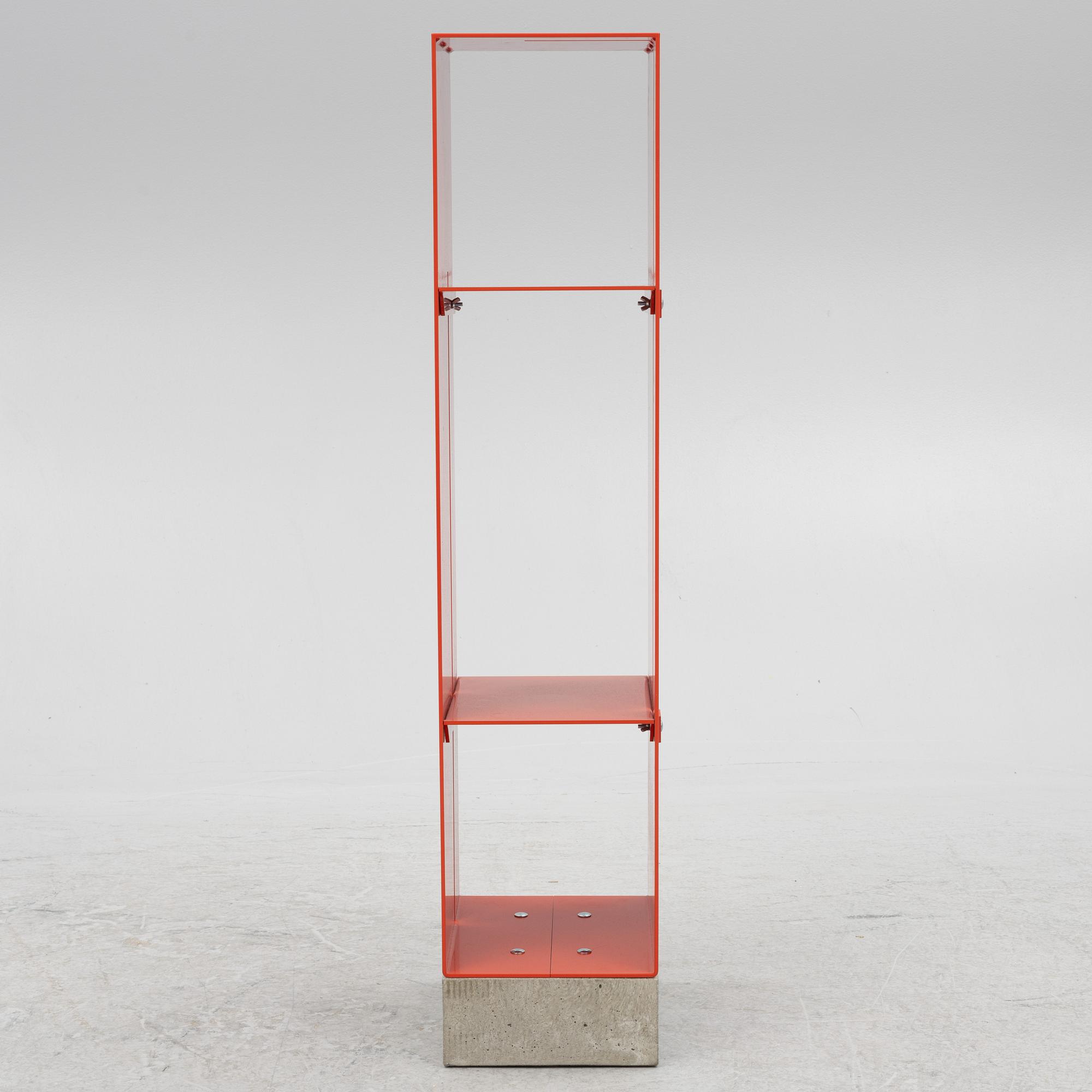 Cornelia Lindlöf, vedställ/hylla, "Manhattan cabinet" Röshult.