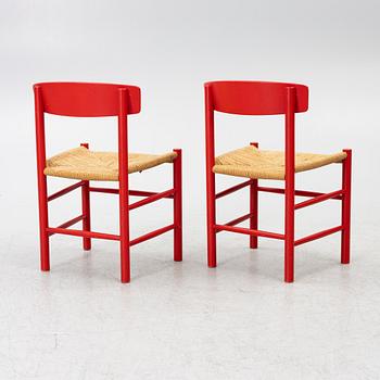 Børge Mogensen, stolar, ett par, modell J39, "Folkestolen".