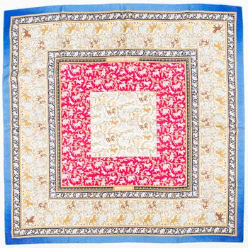 Hermès, A 'Chasse en Inde' silk scarf.