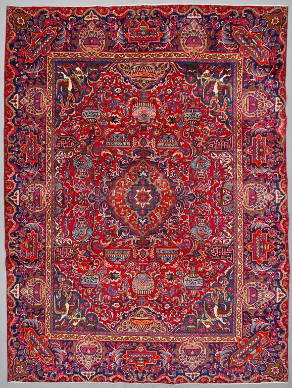 MATTA, old, Kashmar, figural, ca 384 X 291 cm.