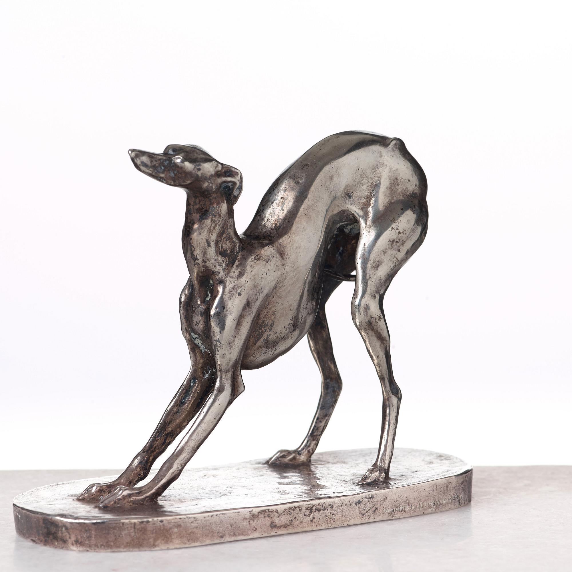 Olga Lanner, Lekande whippet.