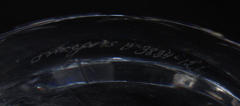 SKÅLAR, kristall, 3 st, Orrefors.