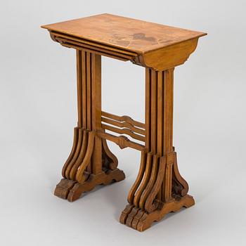 Satsbord, 4 delar, Art Nouveau, Mellaneuropa, omkring 1900.