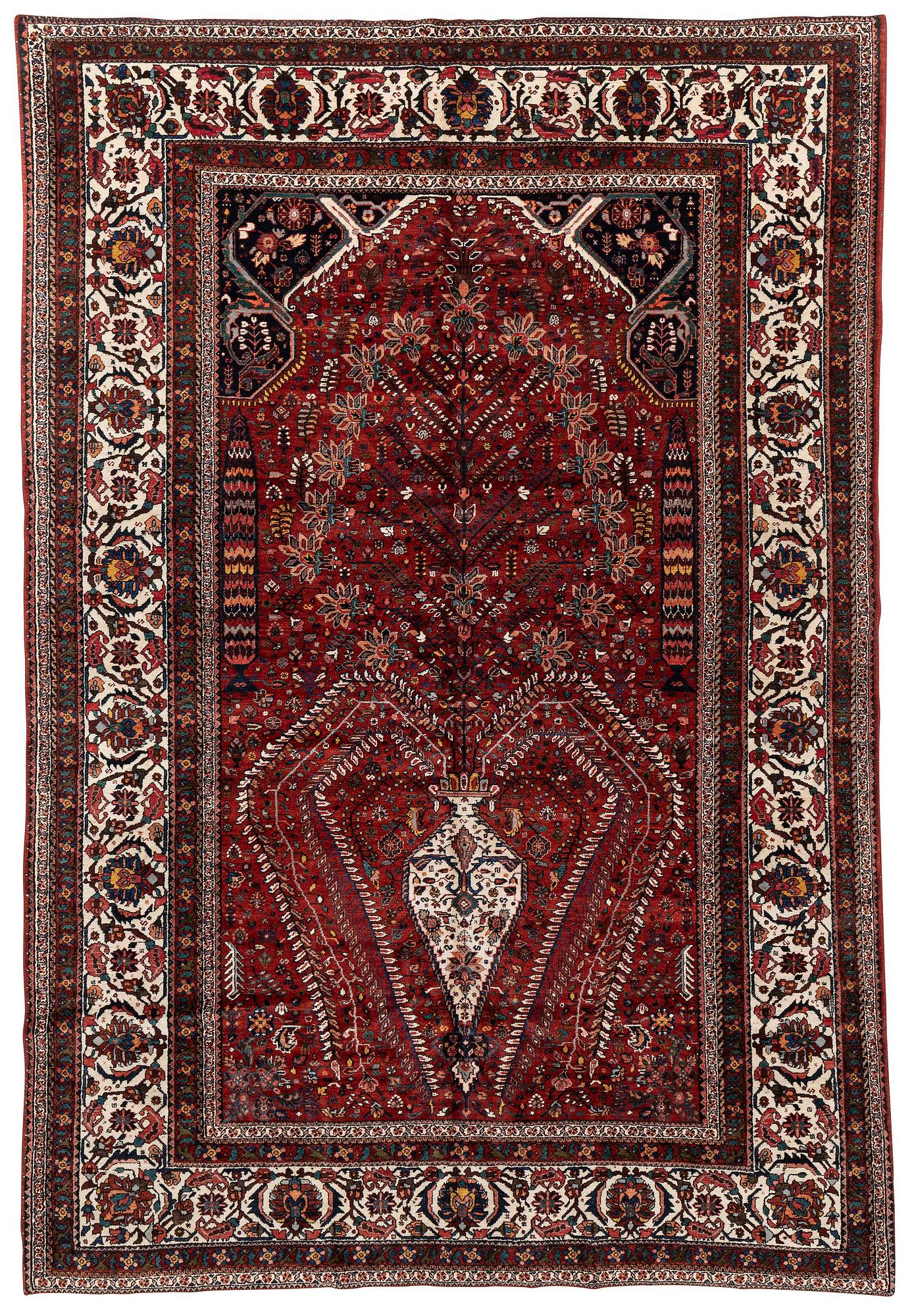 Matta, semiantik Abadeh, Västra Persien, ca 308 x 207 cm.