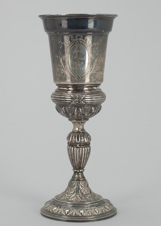 SEGLINGS PRISPOKAL, silver, Hjalmar Fagerroos, Helsingfors 1891.