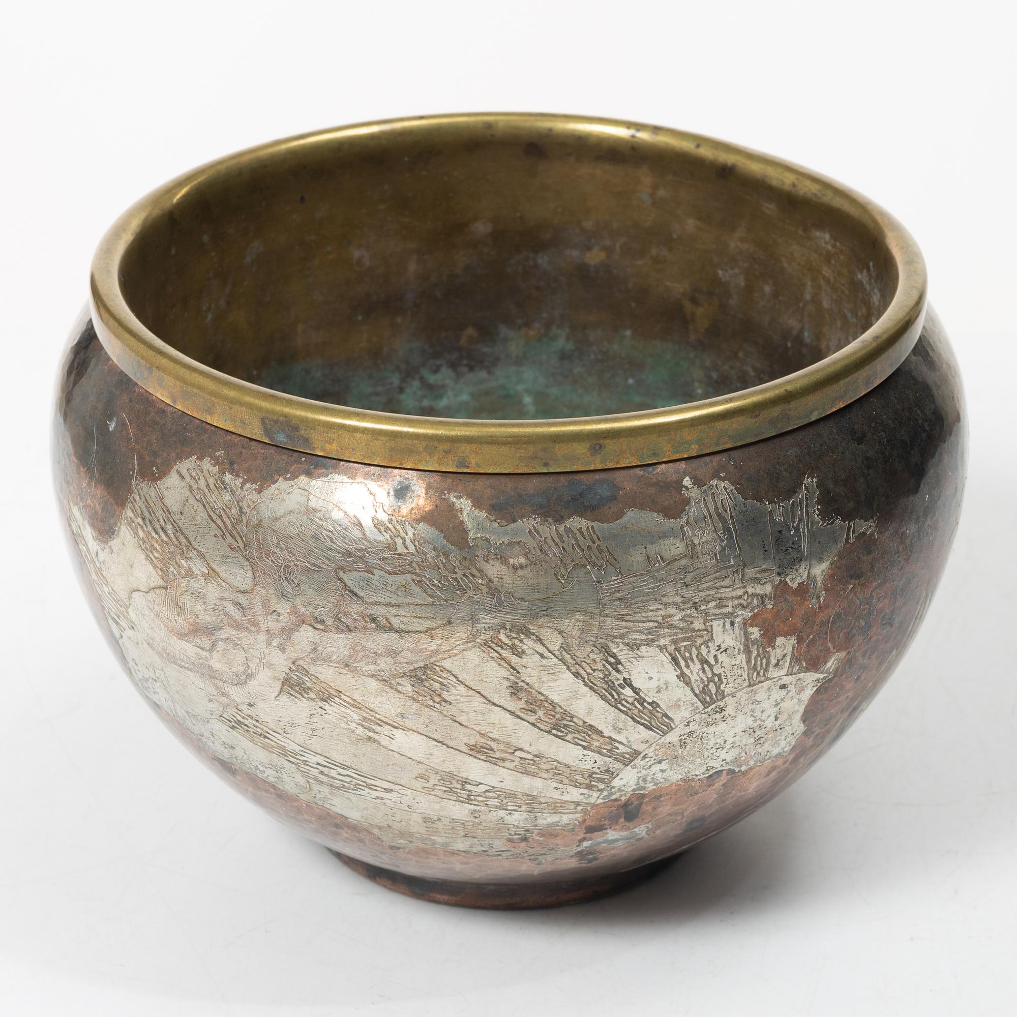 Carl Hjalmar Norrström, pot cover, Eskilstuna 1903.