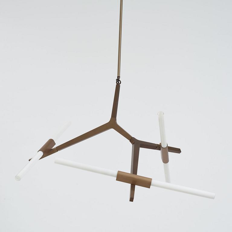 Lindsey Adelman, an "Agnes Chandelier 6" ceiling lamp, Roll and Hill, USA, post 2010.