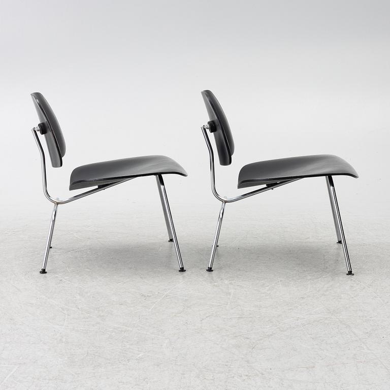 Charles & Ray Eames, fåtöljer, ett par, "LCM", Herman Miller.