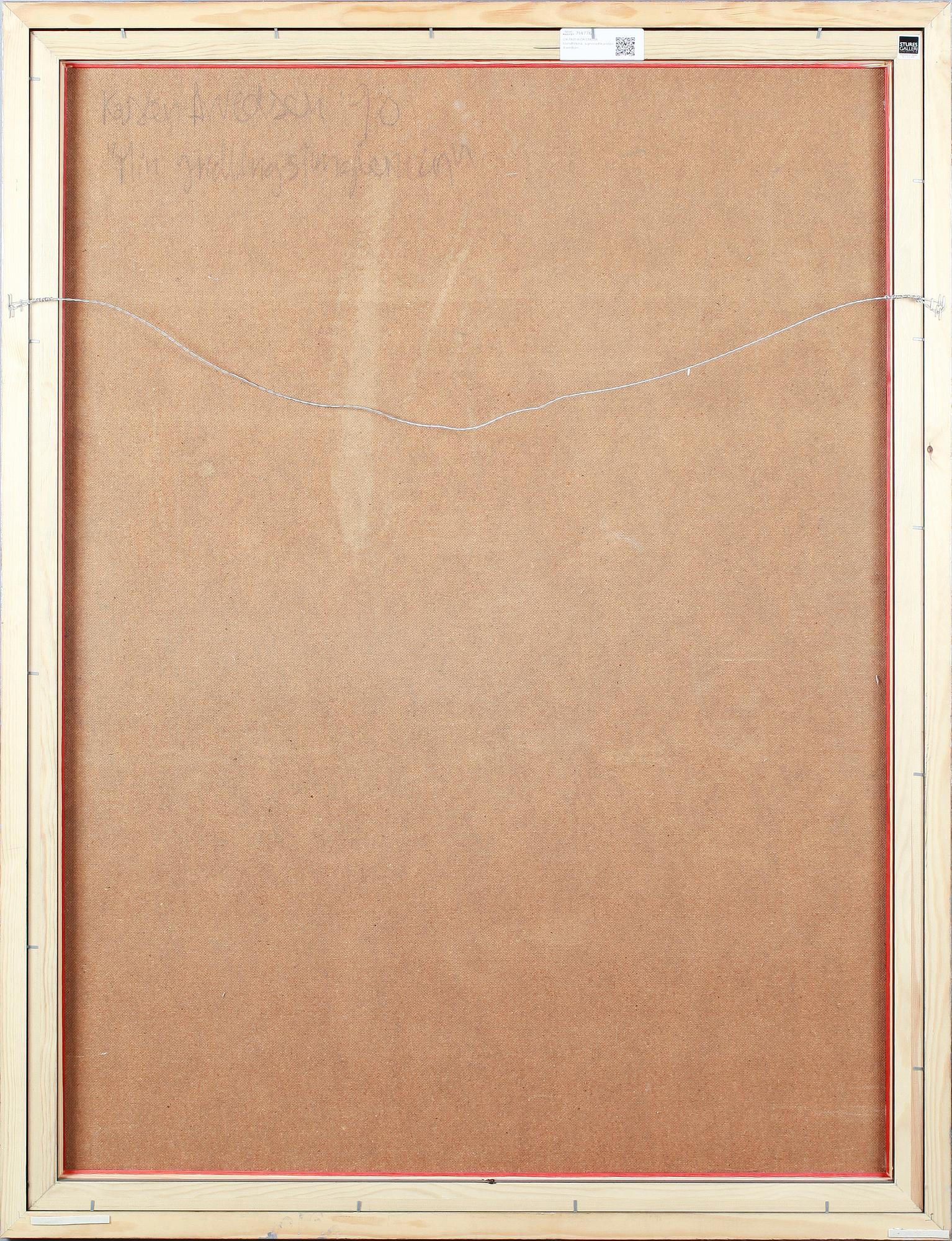 OKÄND KONSTNÄR, blandteknik, signerad Karsten Awedsen.