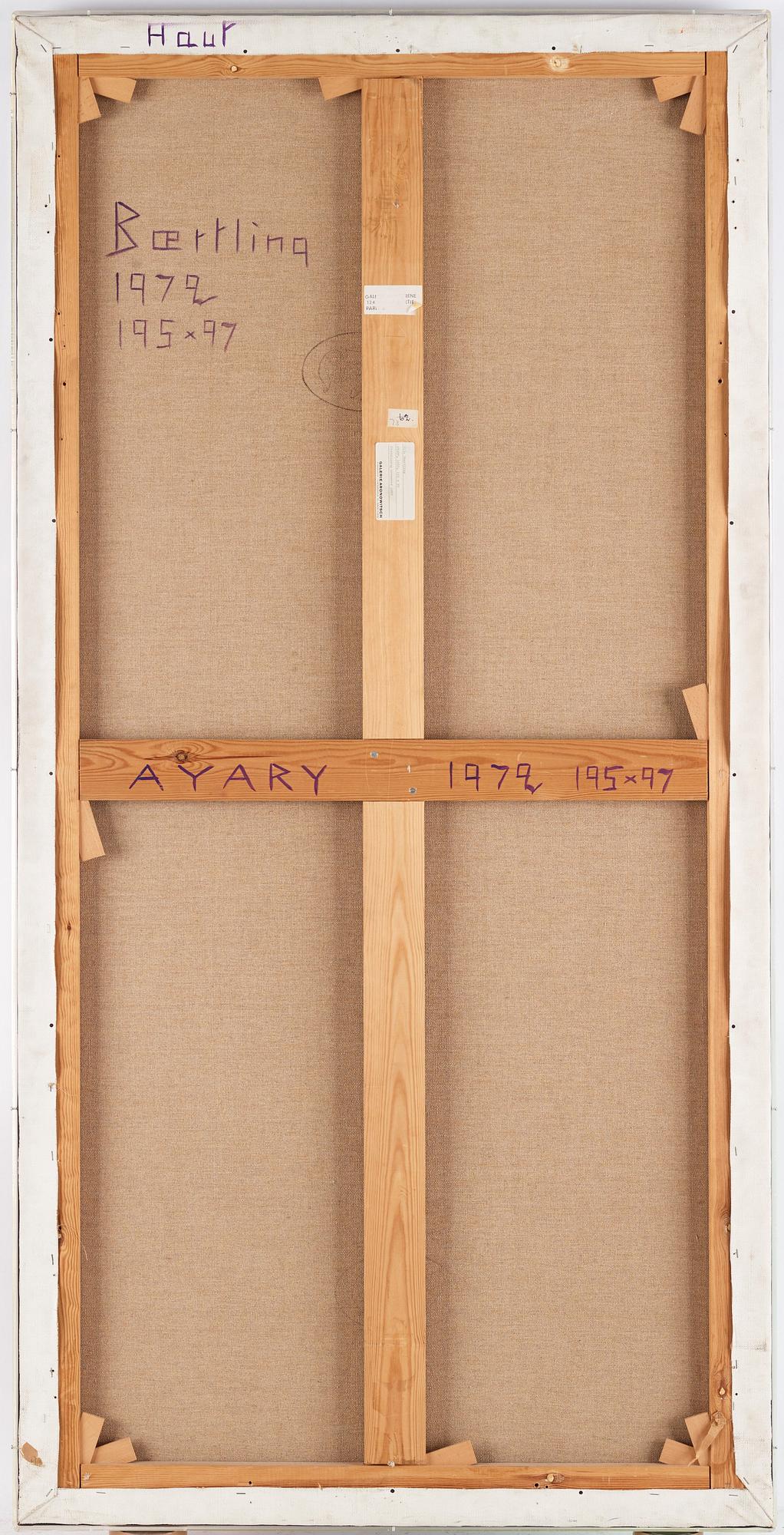 Olle Baertling, "AYARY".