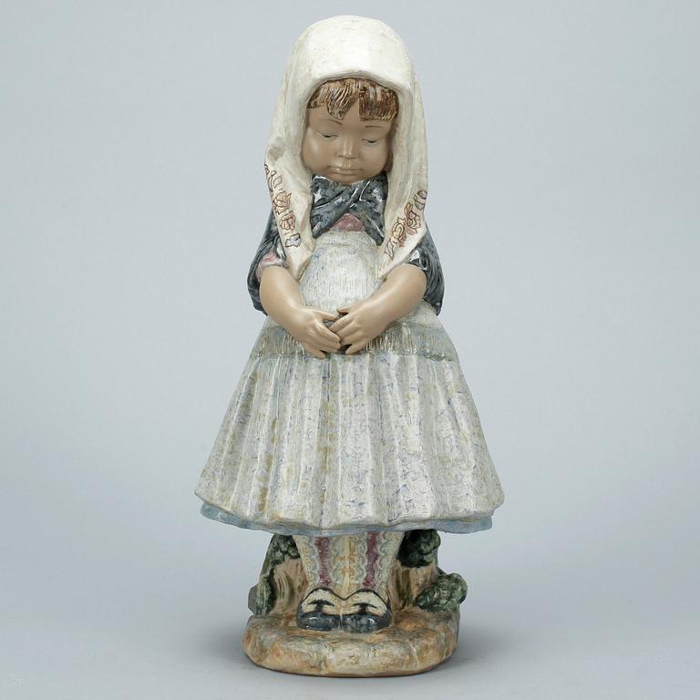 FIGURIN, keramik, Lladro, märkt RA, Spanien. 1900-talets andra hälft.