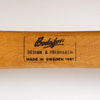 Bertil Fridhagen, fåtölj, "Limento", modell "5-168", Svenska Möbelfabrikerna, Bodafors, 1961.