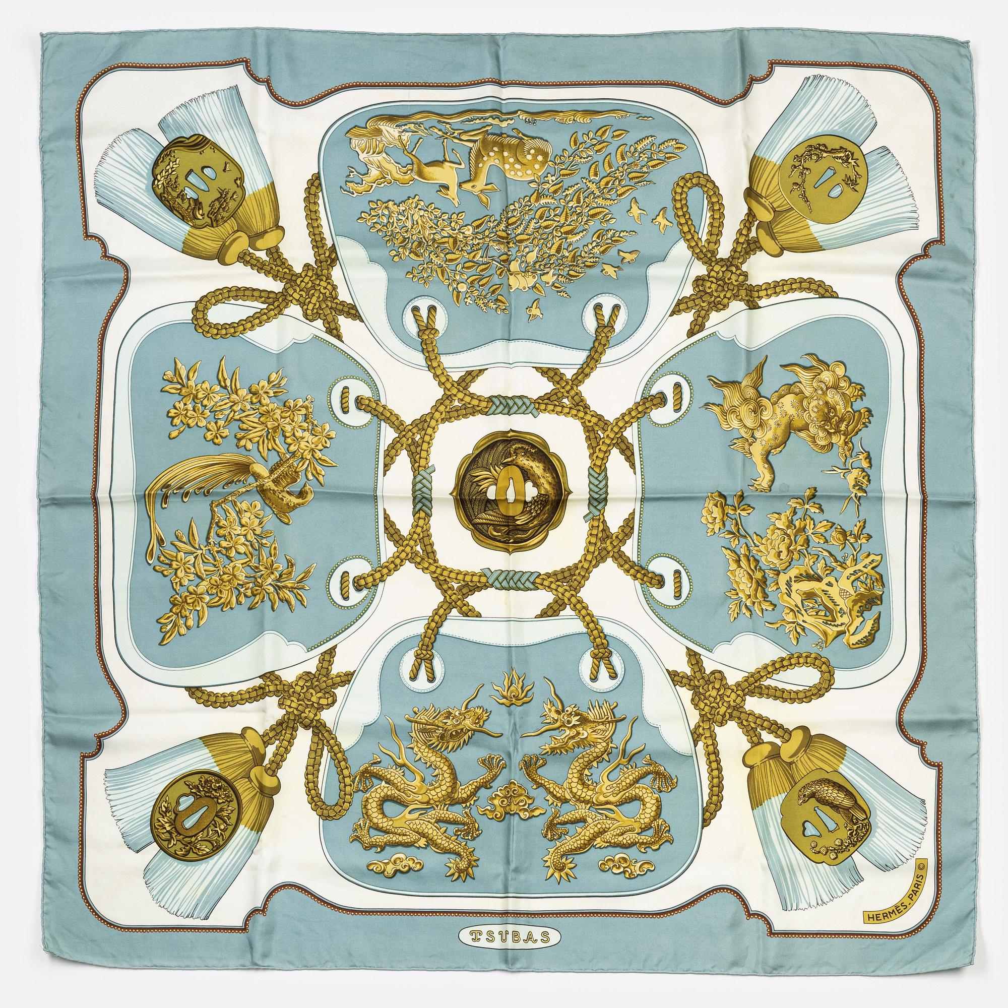 Hermès, scarf, "Tsubas".