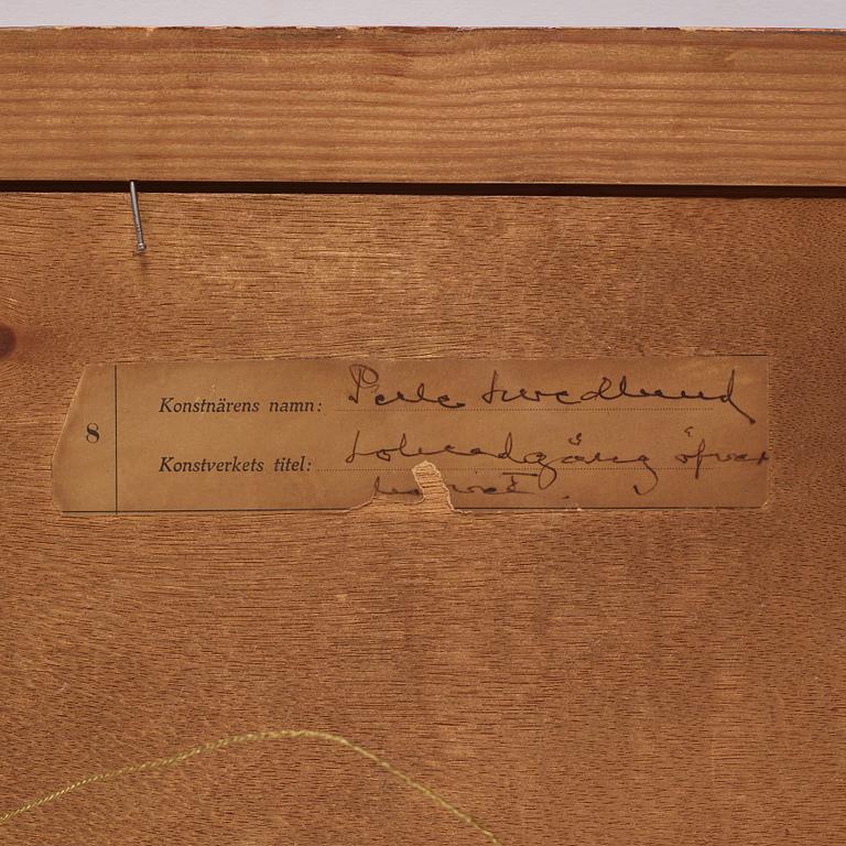Pelle Swedlund, "Solnedgång öfver hafvet".