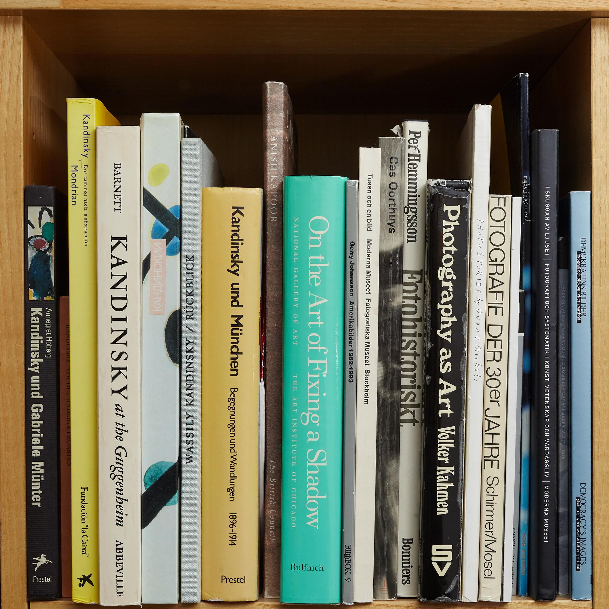 Björn Springfeldt's art library.