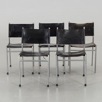 A set of 4 Martin Visser "model SE06" chairs, 20th century.
