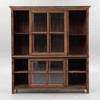 A vitrine cabinet, possibly France, late 19th century.