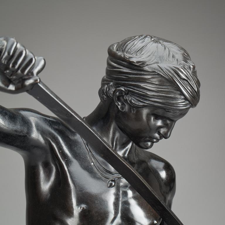 Jean Antonin Marius Mercié, "David vainqueur" (= The winner David).