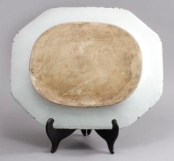 STEKFAT, porslin, Kina, 1700-tal.