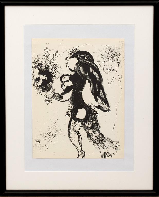 MARC CHAGALL, litografi, ur Chagall Lithographe I.