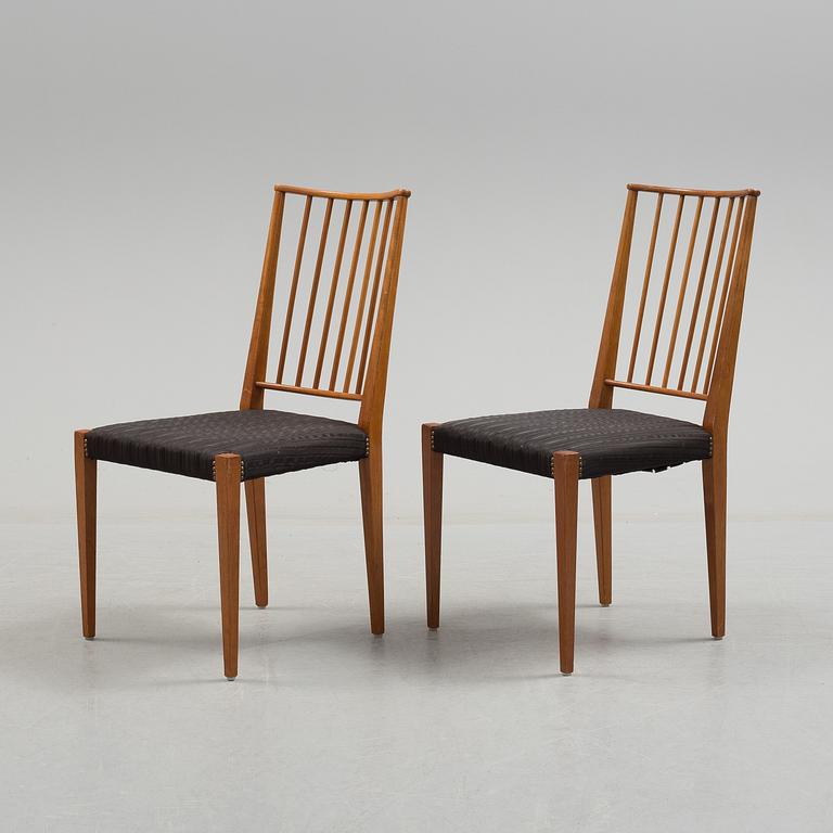 Eight model 970 chairs by Josef Frank for Svenskt Tenn.