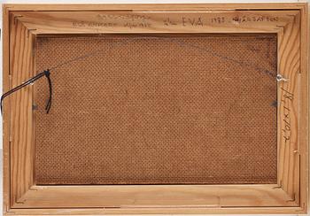 Axel Olson, oil on panel, signed and dated -85.