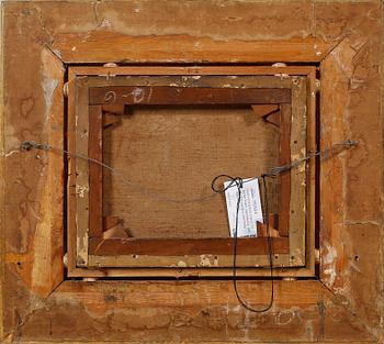 OIDENTIFIERAD ENGELSK KONSTNÄR, oljemålning, bär otydlig signatur och trolig datering -77?.