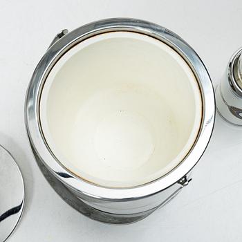 Gucci, Set om ishink samt 6 glas, 1970-tal.