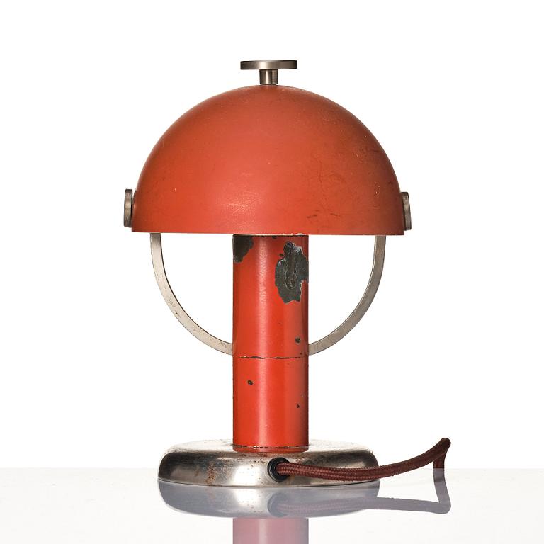 Harald Notini, bordslampa, modell "15238", Arvid Böhlmarks Lampfabrik, Stockholm 1930-40-tal.