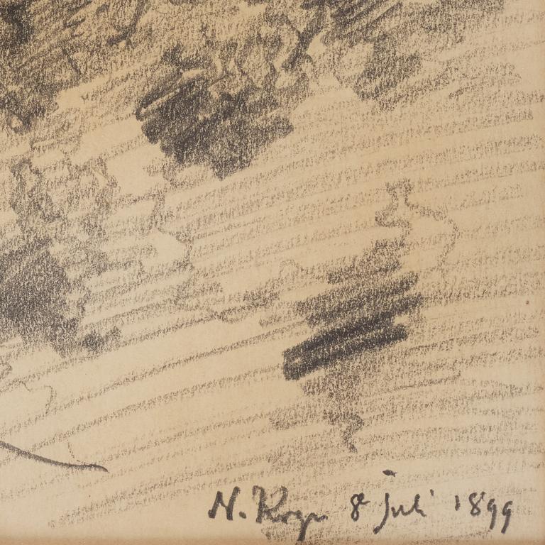 Nils Kreuger, Borgholms slottsruin.