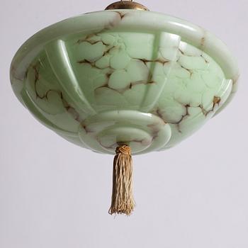 A Swedish Grace ceiling lamp, 1920s/30s.