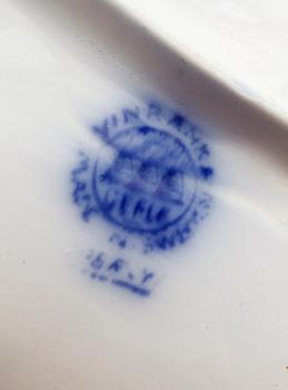 SERVISPORSLIN, 75 del,  "Blå Vinranka", Arthur Percy, Gefle.