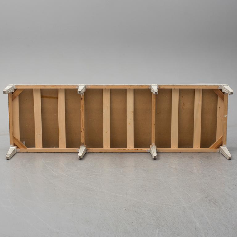 A circa 2000 Gustavian style bench.