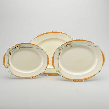 A 45+ 8 pcs Burleigh art deco dinner service.