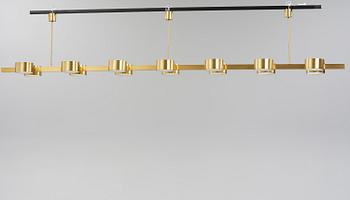 Hans-Agne Jakobsson, a monumental ceiling lamp model T 261/14, Hans-Agne Jakobsson AB, Markaryd, 1950s-60s.