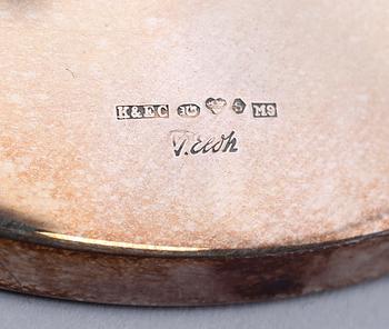 LJUSSTAKAR, 1 par, silver, Tore Eldh, Bröderna Carlsson, Göteborg 1962.