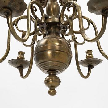 A 19th Century Baroque style chandelier.