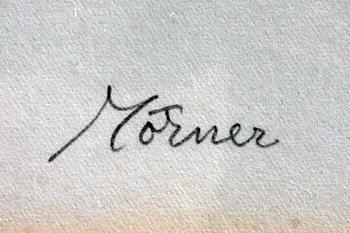 STELLAN MÖRNER, färglitografi, sign.