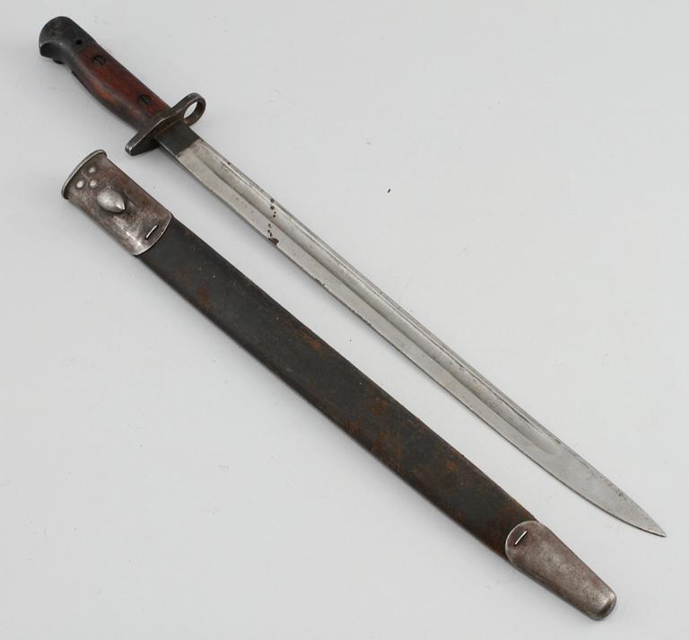 BAJONETTER, 4 st, 1800/1900-tal.