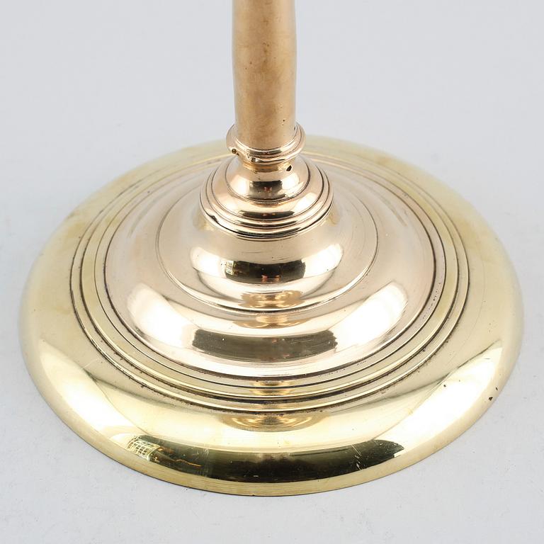 LJUSSTAKE, mässing, 1500-tal.