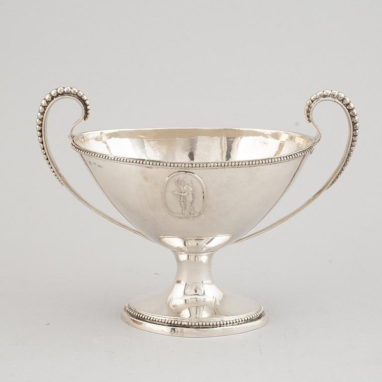 A Swedish Gustavian silver sugar-bowl, mark of Petter Eneroth, Stockholm 1786.