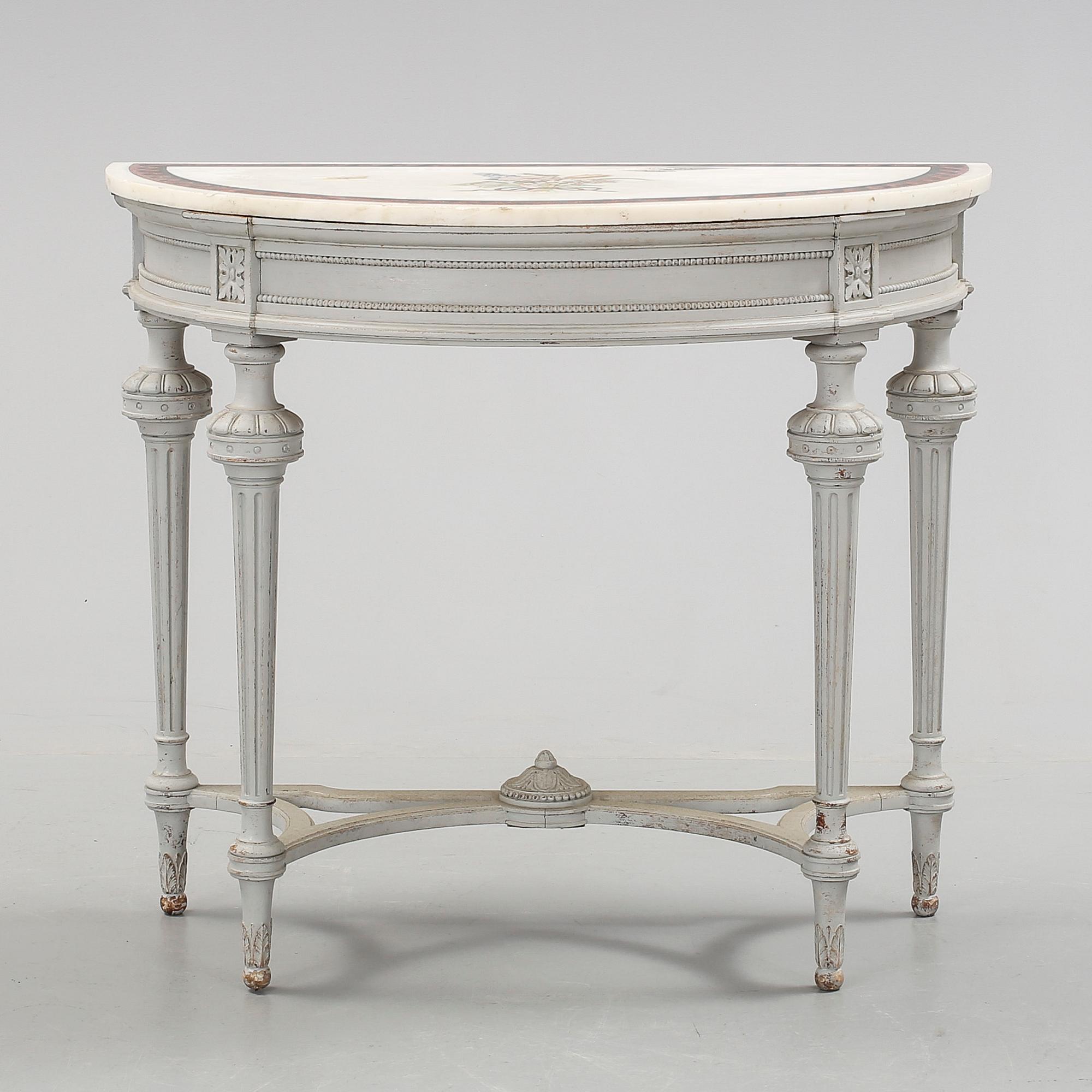 KONSOLBORD, gustaviansk stil, 1800-talets slut.