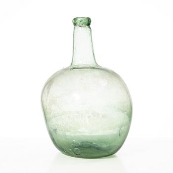 Flaska, glas, allmoge, 17-1800-tal.