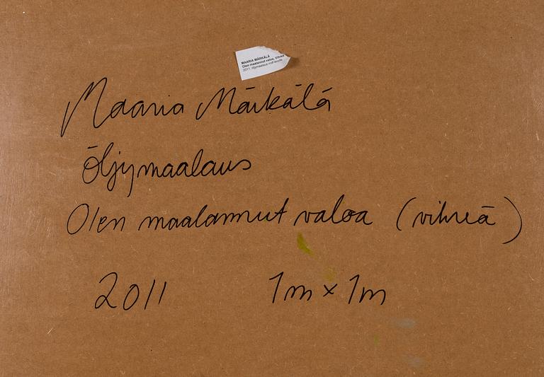 MAARIA MÄRKÄLÄ, UR SERIEN "JAG HAR MÅLAT LJUS" (GRÖN).