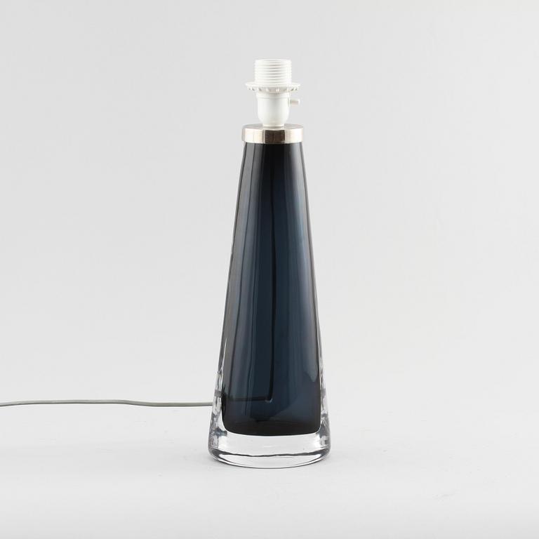 BORDSLAMPA, glas, Carl Fagerlund, Orrefors, 1900-talets andra hälft.